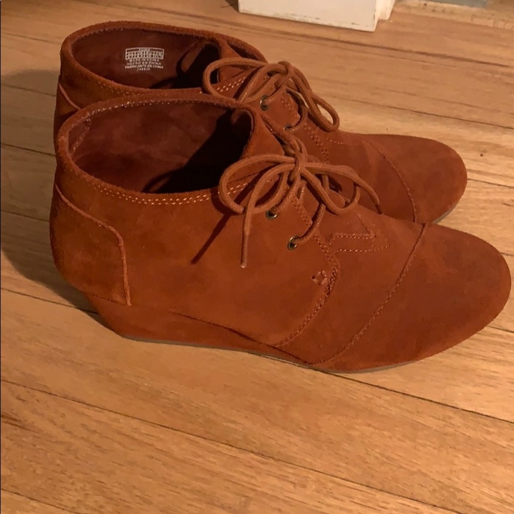 Toms Wedge Bootie